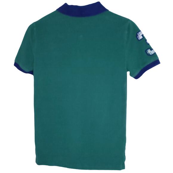 POLO RALPH LAUREN Youth Boy's Size M(10-12) BIG PONY ~ #3 S/S POLO Shirt Green - Picture 4 of 13